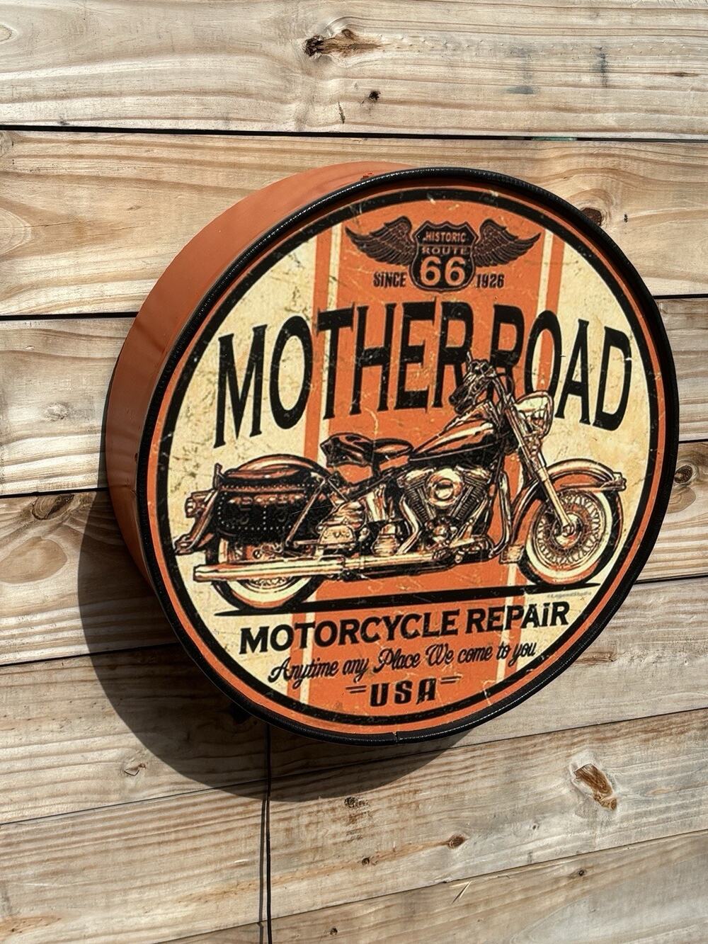 Custom LED Backlit Harley Davidson Backlit Motorcycle Professional Wall Sign 18"